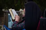 قرائت دعای عرفه در باغ رضوان اصفهان