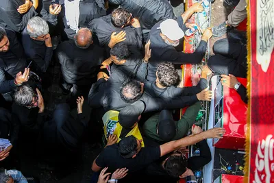 تشییع پیکر ۶۰ شهید اقتدار در تهران