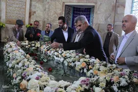 آیین گلباران آرامگاه سعدی