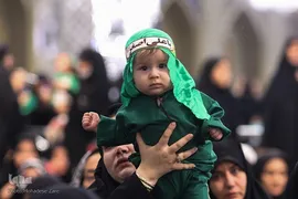سوگواره شیرخوارگان حسینی در حرم مطهر رضوی