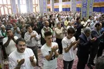نماز عید فطر در مسجد روضه محمدیه یزد