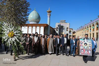 گلباران مزار شهید آیت الله دستغیب(ره) ـ شیراز