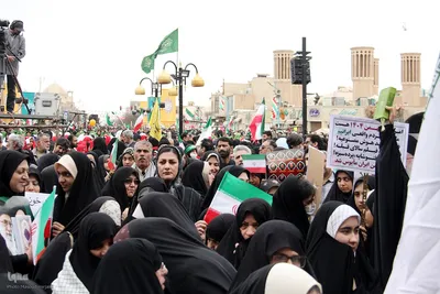 راهپیمایی ۲۲ بهمن در یزد