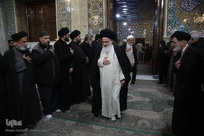 مراسم یادبود آیت‌الله سید محمد شاهچراغی در قم