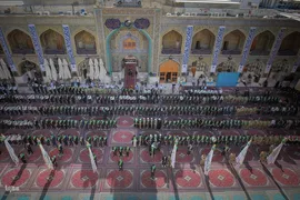 تجدید بیعت خادمان حرم مطهر امام علی در عید غدیر خم