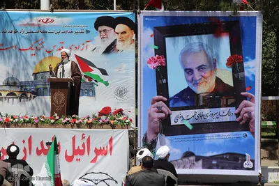 اجتماع بیرجندی‌ها در حمایت از مردم فلسطین
