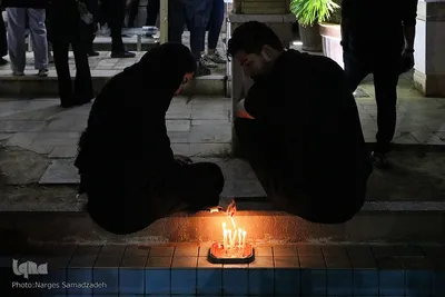 شام غریبان سیدالشهدا(ع) در گلستان شهدای اصفهان