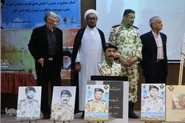 تجلیل از فرماندهان ایثارگر و جانباز تیپ ۵۵ هوابرد شیراز
