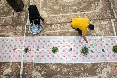 سفره افطار ناشنوایان 