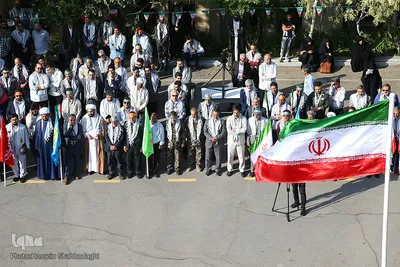 صبحگاه اقتدار معلمان و دانش‌آموزان بسیجی استان قم