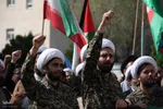 تجمع حوزویان و دانشگاهیان در اعتراض به حمله وحشیانه اسرائیل به بیمارستان غزه‎