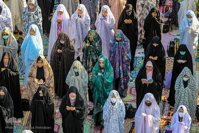 نماز عید سعید فطر در جوار حرم حضرت عبدالعظیم حسنی (ع)