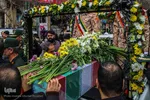 استقبال مردم اهر از پیکر پاک و مطهر شهید گمنام ۸ سال دفاع مقدس