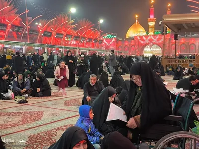 حال و هوای بین الحرمین در شام شهادت حضرت زینب(س)
