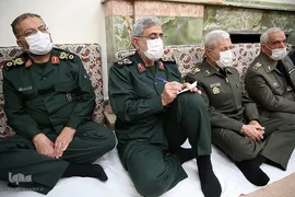 دیدار جمعی از فرماندهان ارشد نیروهای مسلح با رهبر معظم انقلاب