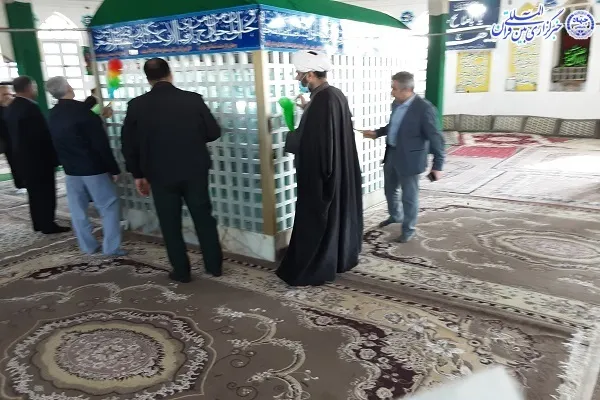 آئین غباروبی آستان مطهر امام زاده حسن(ع) هادی شهر