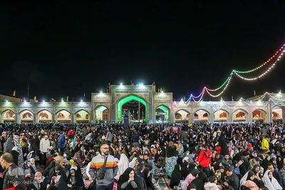 مراسم تحویل سال 1402 در حرم مطهر رضوی