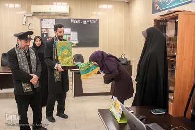 حضور خدام رضوی در خبرگزاری ایکنا خوزستان