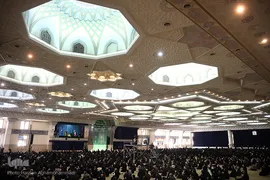 مراسم عزاداری ۱۰هزار خادم یار امام رضا(ع) در مصلی امام خمینی(ره) تهران