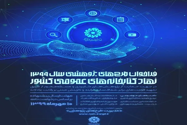 فراخوان طرح‌های پژوهشی نهاد کتابخانه‌های عمومی منتشر شد