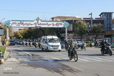 مراسم تشییع پیکر سردار شهید عبدالرسول استوار محمودآبادی در شیراز
