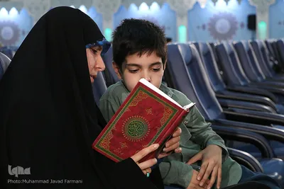 رقابت پسران در پنجمین دوره مسابقات قرآن دانش آموزان