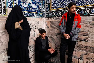 مراسم اربعین حسینی در جوار حرم مطهر رضوی