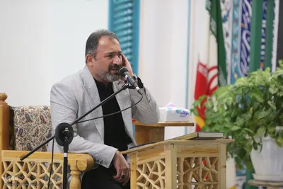 محمدرضا پورزرگری در جشن ختم قرآن جلسه آموزشی علی‌اکبر ملکشاهی