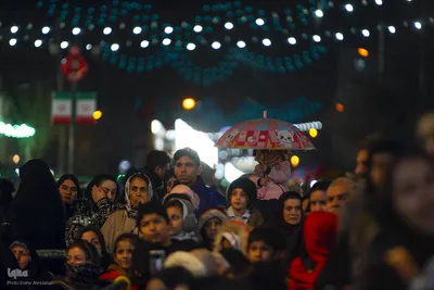 آذین‌بندی قدیمی‌ترین محله تهران در نیمه شعبان