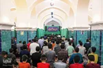 اعتکاف دانش آموزی در مسجد جامع یزد‎