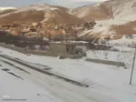 وضعیت راه های روستایی شهرستان اهر در روزهای سرد سال
