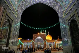 آستان منور حضرت معصومه(س) در شب میلاد کریم اهل بیت، امام حسن(ع)