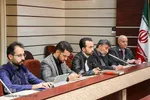 نشست خبری دبیر کمیته استقبال ، تشییع و تدفین شهدای گمانم استان یزد‎‎