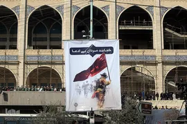 مراسم تشییع ۱۶آتش نشان شهید حادثه  پلاسکو