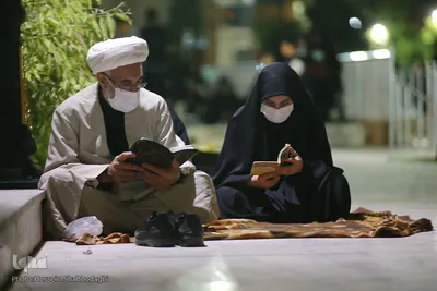 احیای شب قدر در گلزار شهدای قم