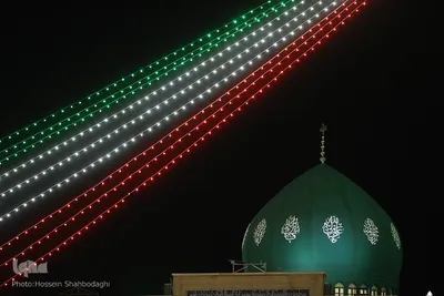 چراغانی مسجد جمکران در آستانه نیمه شعبان