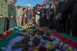 تشییع پیکر مطهر پنج شهید گمنام در تبریز‎