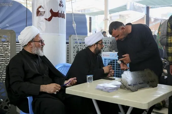 محطات استفتائية منوَّعة لخدمة زوّار أمير المؤمنين(ع) في الأربعين