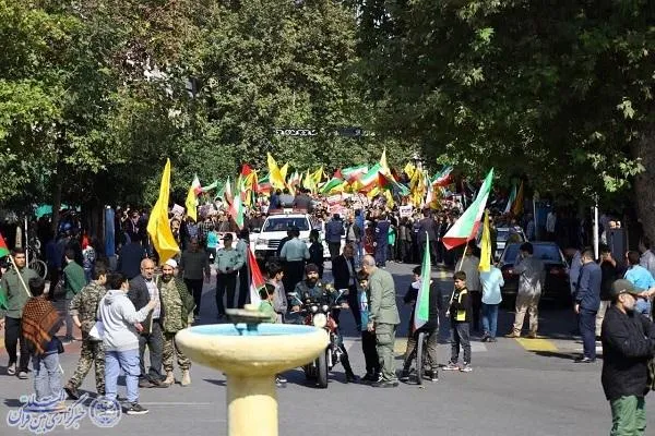 راهپیمایی ضد صهیونیستی دیار علویان ساری