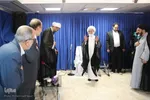 دیدار جمعی از مدیران استان همدان با آیت‌الله «نوری همدانی»