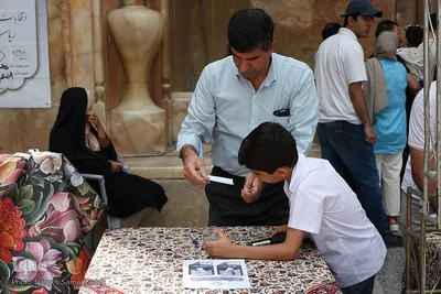 مرحله دوم انتخابات ریاست‌جمهوری در میدان نقش جهان اصفهان
