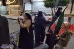 موج پنجاه و هفتمین شب اجتماع مردم  بابلسر  در  میدان شهدای بیت المقدس