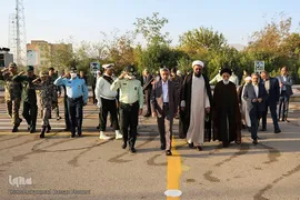 مراسم صبحگاه مشترک نیروهای نظامی و انتظامی استان همدان