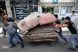سفره افطاری هیئت حضرت ابوالفضل(ع) بلوار ابوذر تهران