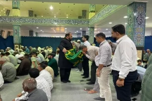 پرچم محبت و امید در دستان کارگران زیارتعلی بوسه‌باران شد