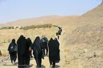 پیاده‌روی جاماندگان اربعین به سوی کربلای ایران