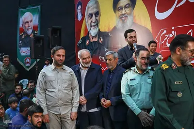 مراسم گرامیداشت سردار همدانی و شهدای مدافع حرم همدان‎