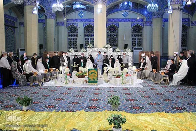 جشن میلاد امام رضا در امامزاده سیدجعفر محمد (ع) یزد‎