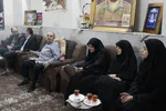 دیدار مسئولان جهاددانشگاهی سمنان با خانواده شهید نیک ذات‎