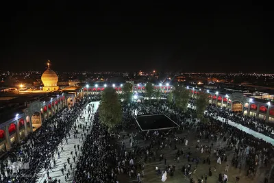 مراسم عزاداری شب عاشوراي حسيني ـ شیراز